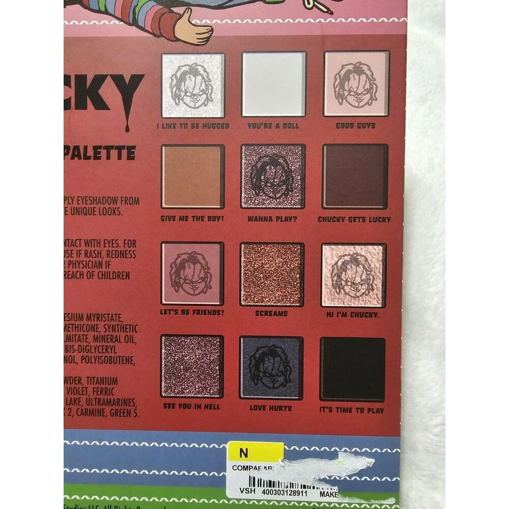 Taste Beauty Chucky Eyeshadow Palette Shimmer/Matte Pressed Powder 0.74 oz NEW